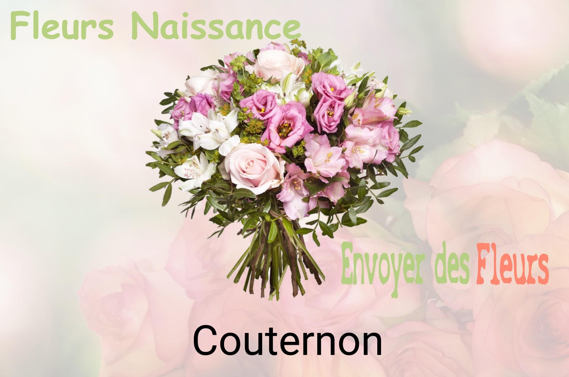Bouquet de fleurs de naissance livré à Couternon